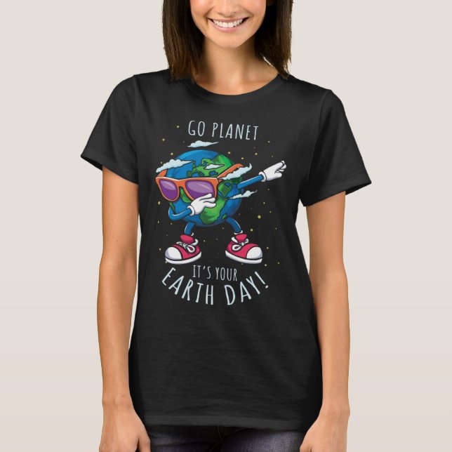 Protect Save Nature Oceans Day Go Planet It Is Ear T-Shirt (Front)