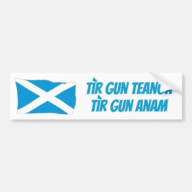 Protect Scots Gaelic Bumper Sticker (Front)