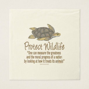 Protect Sea Turtles Paper Napkins