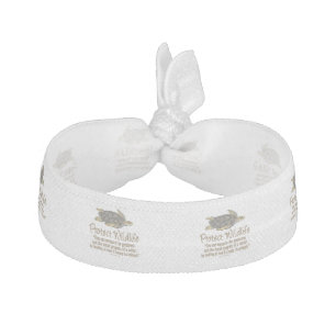 Protect Sea Turtles Ribbon Hair Tie