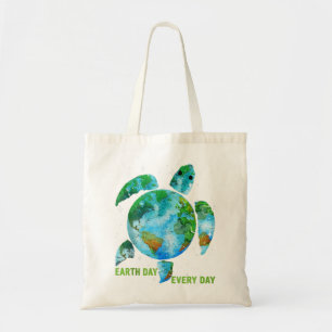 Protect Sea Turtles Save The Earth Save The Planet Tote Bag