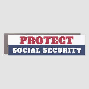 Protect Social Security Anti Trump Trumpism Car Magnet
