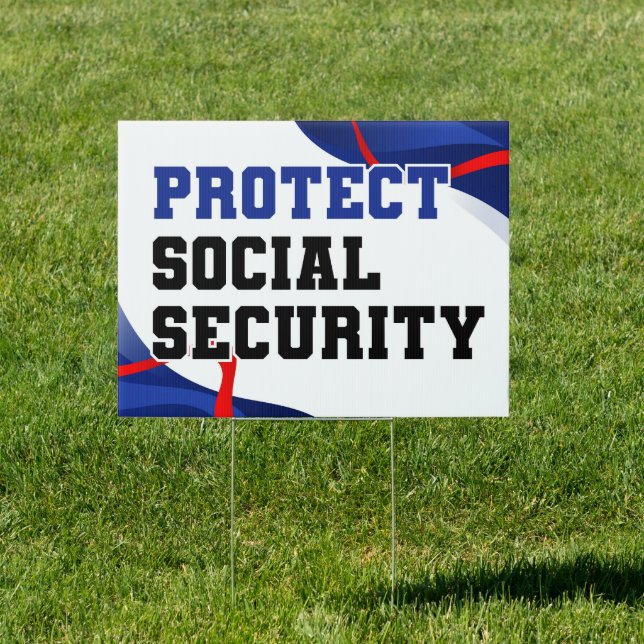 Protect Social Security Yard Sign (Insitu)