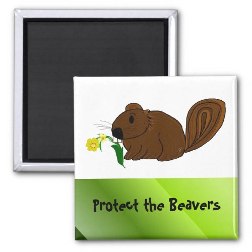 Protect the Beavers Magnet