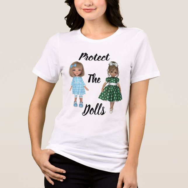 Protect The Dolls Tri-Blend Shirt (Front)