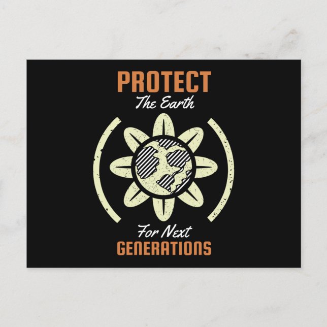 Protect the Earth for Next Generation Postcard (Front)