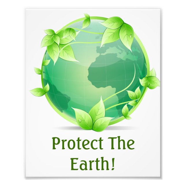 Protect The Earth Photo Print (Front)