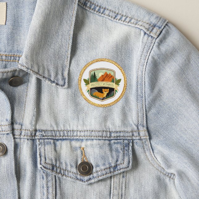 Protect the Parks Weasel Patch (On Jacket)