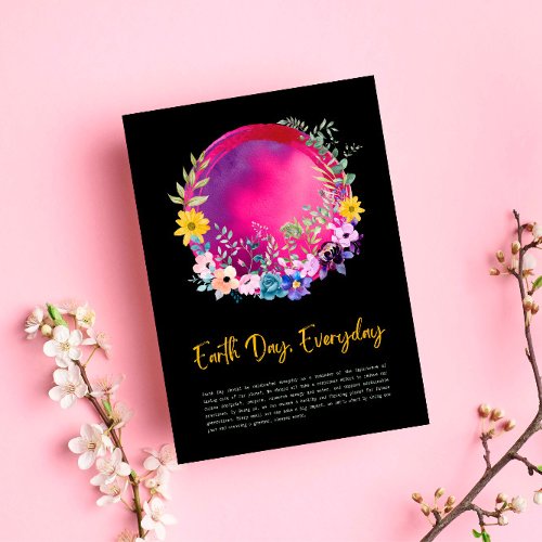 Protect The Planet Earth Day Everyday  Postcard