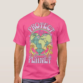 Protect the Planet Retro Earth Day T-Shirt