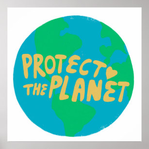 Save Our Planet Posters & Prints | Zazzle