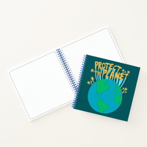 PROTECT THE PLANET Save Earth Eco Notebook