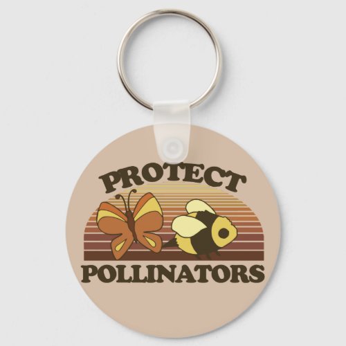 Protect the Pollinators  Keychain