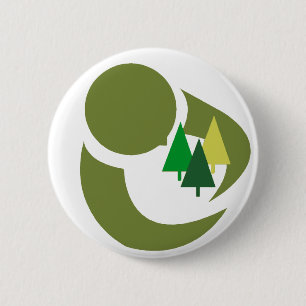 Protect The Trees Pinback Button