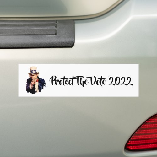 Protect The Vote 2022 Bumper Sticker