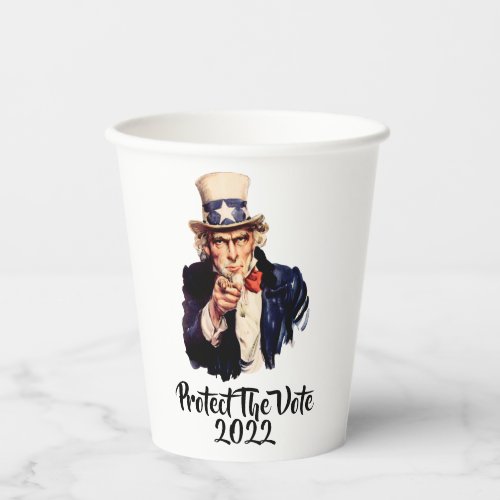 Protect The Vote 2022 Paper Cups