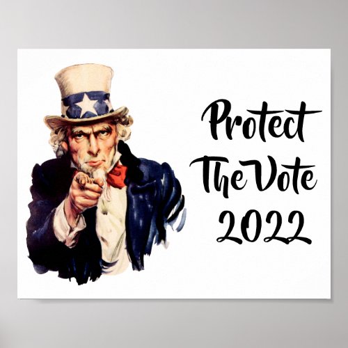 Protect The Vote 2022 Poster