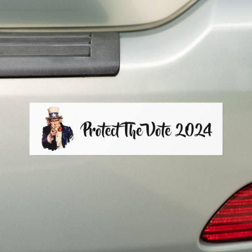 Protect The Vote 2024 Bumper Sticker