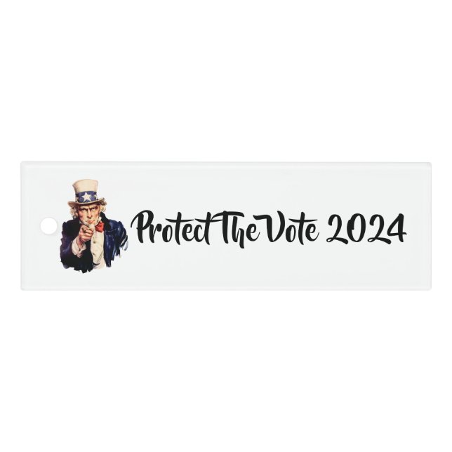 Protect The Vote 2024 Bumper Sticker Ruler (Front)