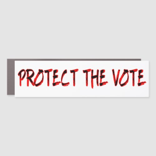 Protect the Vote Car Magnet