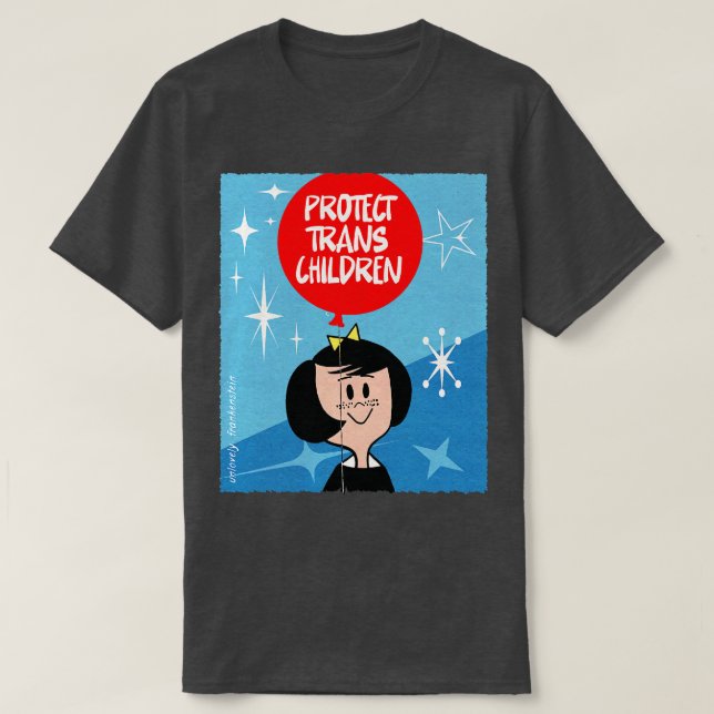 Protect Trans Children T-Shirt (Design Front)