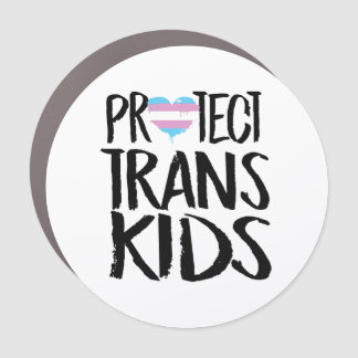PROTECT TRANS KIDS CAR MAGNET