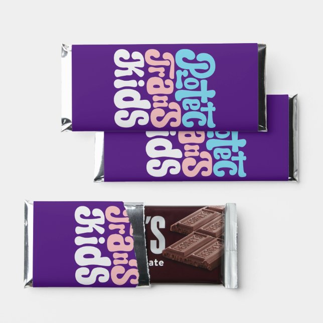 Protect Trans Kids Chocolate Bars (Front)