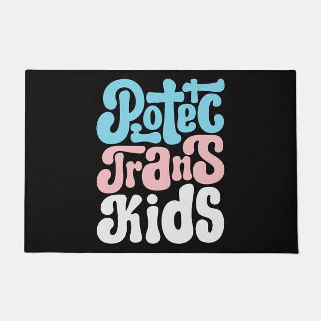 Protect Trans Kids Doormat (Front)