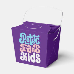 Protect Trans Kids Favor Box
