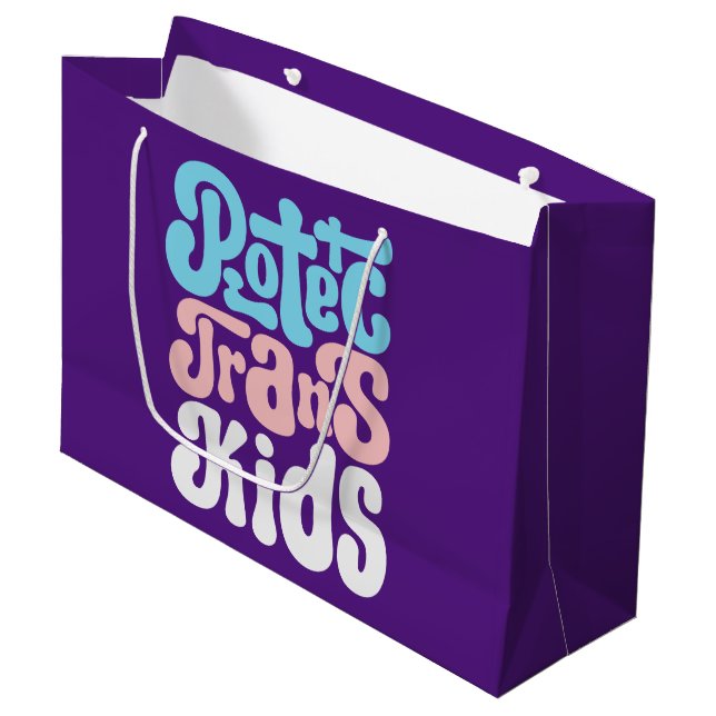 Protect Trans Kids Gift Bags (Front Angled)