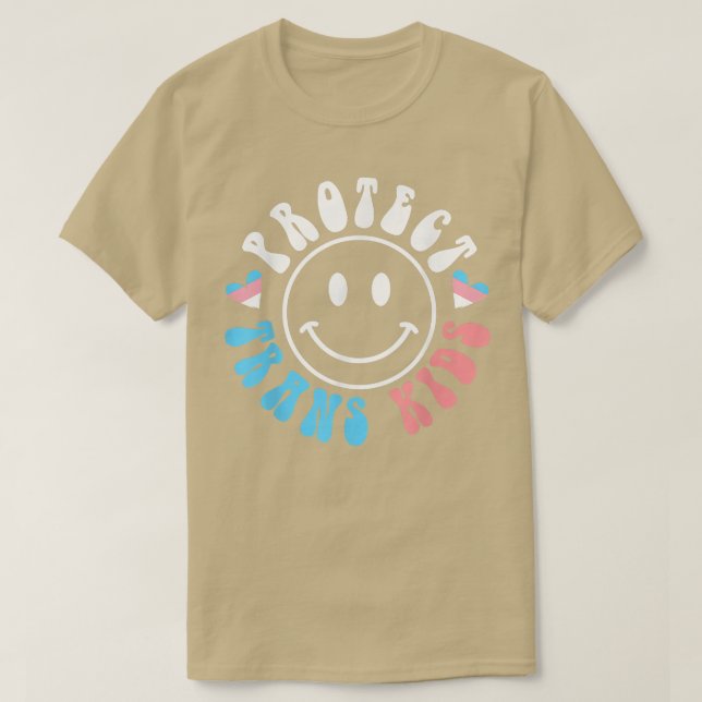 Protect Trans Kids Lgbt Support, Transgender Lgbt  T-Shirt (Design Front)