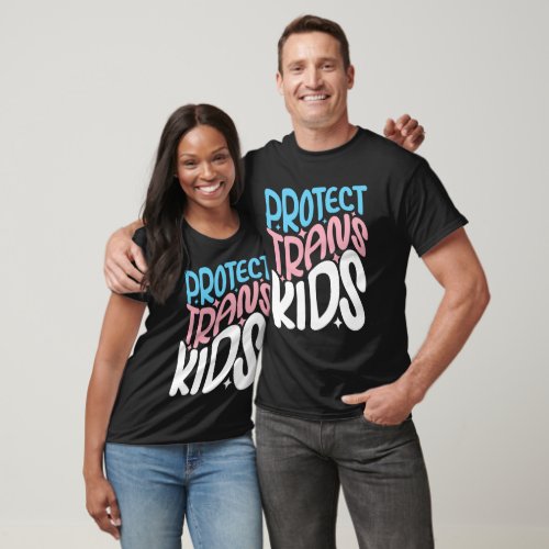 Protect Trans Kids LGBT Support Transgender Lives T_Shirt