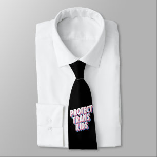Protect Trans Kids LGBTI+ Rights Pride Month Proud Neck Tie