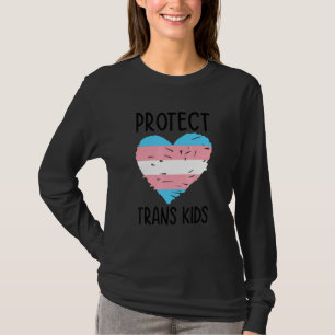 Protect Trans Kids Lgbtq Rainbow Pride Diversity Q T-Shirt