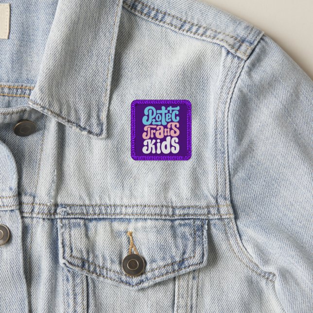 Protect Trans Kids Patch (On Jacket)