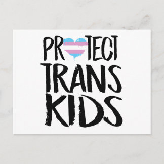 PROTECT TRANS KIDS POSTCARD