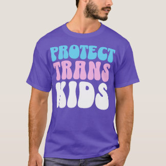 Protect Trans Kids Queer Youth Flag T-Shirt