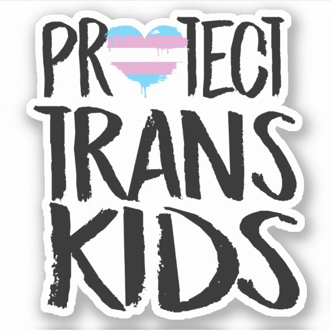 PROTECT TRANS KIDS STICKER (Front)