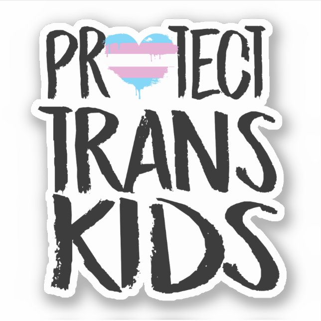 PROTECT TRANS KIDS STICKER (Front)