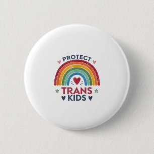Protect Trans Kids Support Queer Youth Button