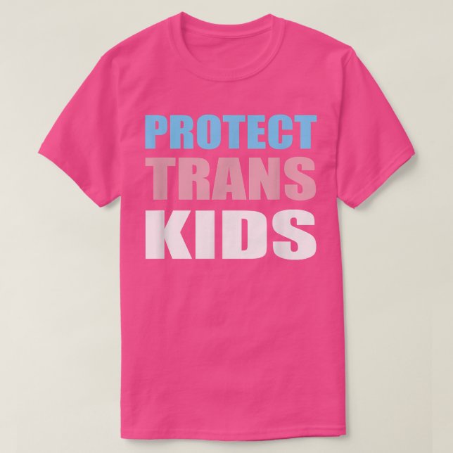 Protect Trans Kids tee LGBTQ Gay Transgender Right (Design Front)