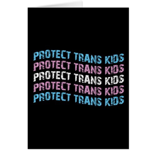 Protect Trans Kids _ Trans Flag Wave
