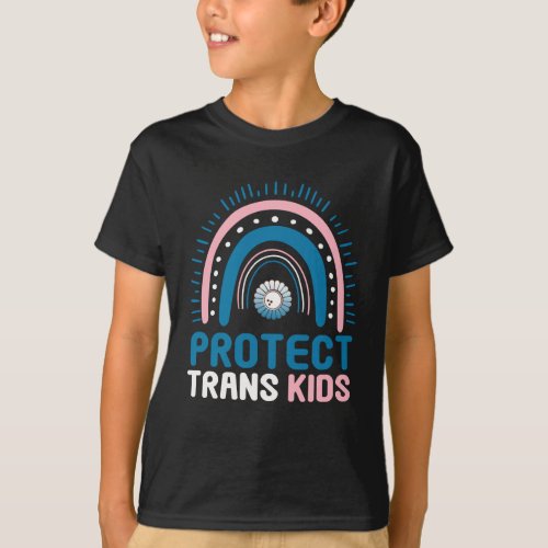 Protect Trans Kids Transgender Flag LGBTI T_Shirt