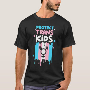 Protect Trans Kids Transgender Flag Pride Lgbt T-Shirt