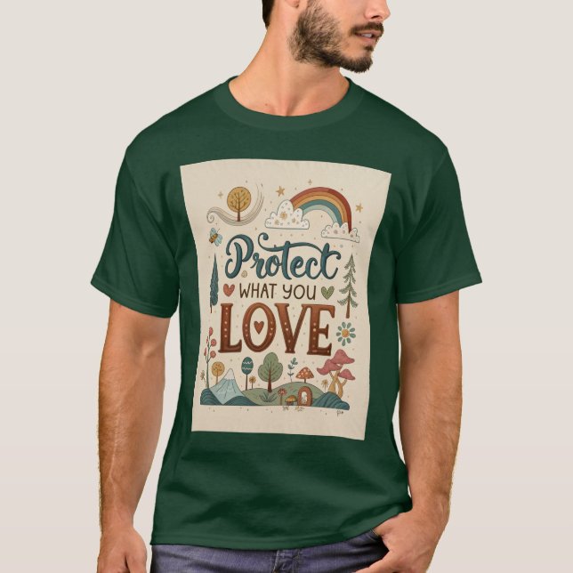 Protect What You Love. T-Shirt (Front)