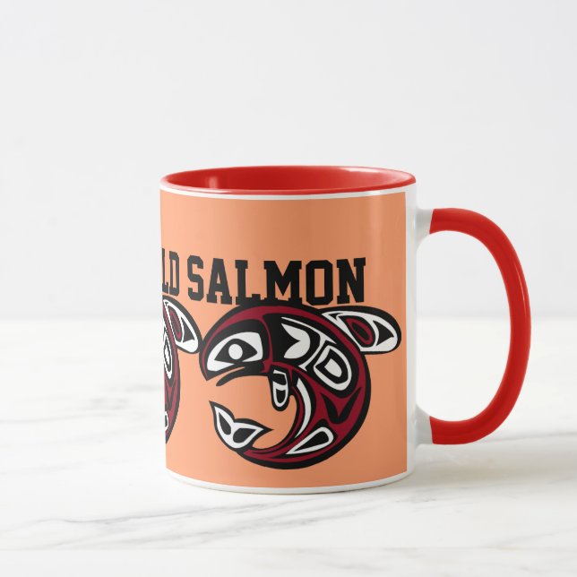Protect Wild Salmon mug (Right)
