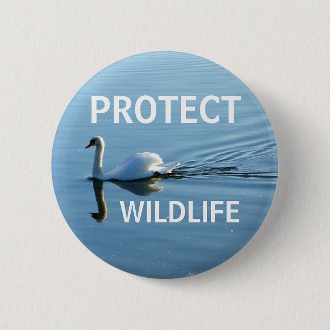 Protect Wildlife No. 3 | Button (Front)