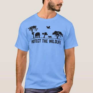 Protect Wildlife Safari Animal Conservancy Nature T-Shirt