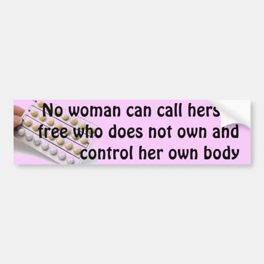 protect women's rights bumper sticker