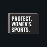 Protect women's sports black white minimalist car magnet<br><div class="desc">Protect women's sports black white minimalist Car Magnet</div>